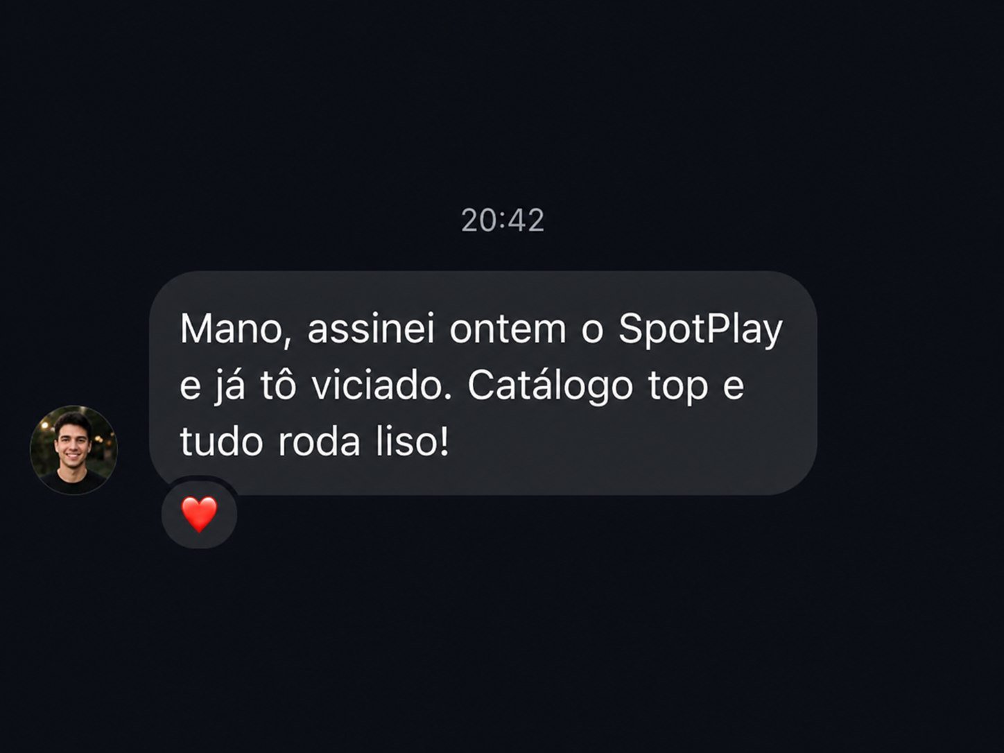 Cliente elogia o catálogo e o desempenho da SpotPlay
